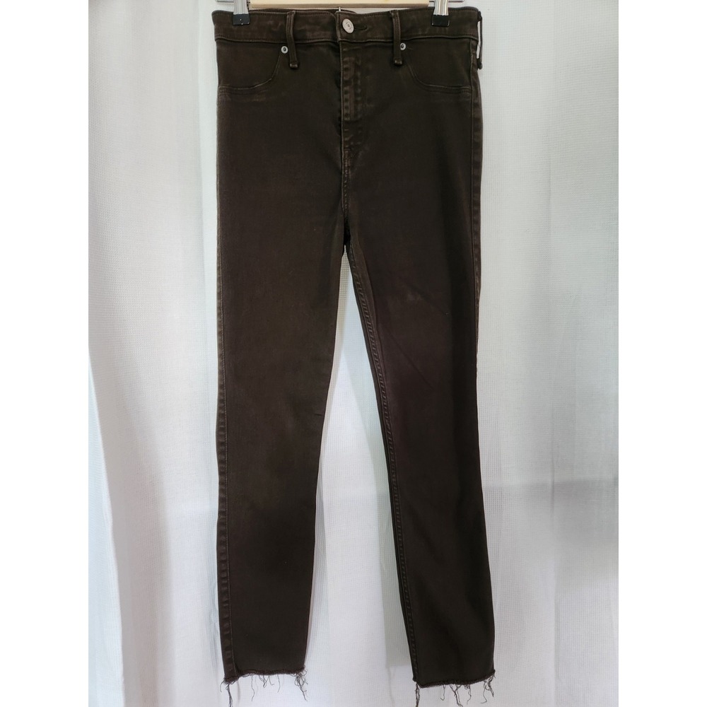 Abercrombie‎ & Fitch size 4 size 27 faded black Simone high rise super skinny
